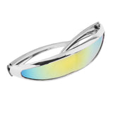Maxbell Funny Visor Sunglasses UV400 Christmas Decoration Party Women's Ladies yellow