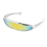 Maxbell Funny Visor Sunglasses UV400 Christmas Decoration Party Women's Ladies yellow