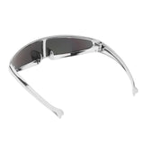 Maxbell Funny Visor Sunglasses UV400 Christmas Decoration Party Women's Ladies yellow