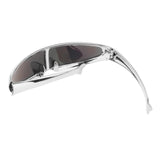 Maxbell Funny Visor Sunglasses UV400 Christmas Decoration Party Women's Ladies yellow