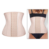 Maxbell Waist Trainer Belt Shaper Belt Sports Girdle Belt Shapewear Strap for Yoga Exercise Beige XS