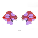 Maxbell Fashion Sunglasses Sun Glasses Sun Protection Rimless for Party Photo Props Multi Color