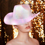 Maxbell Novelty Cowgirl Hat Comfortable Elegant Cowboy Hat for Festival Dress up