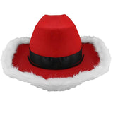 Maxbell Western Cowboy Hat with Light Costume Fedoras Party Accessory Wide Brim