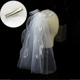 Maxbell Women Bridal Short Tulle Veil Wedding Brides Veils Party Supplies Chapel