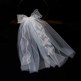 Maxbell Women Bridal Short Tulle Veil Wedding Brides Veils Party Supplies Chapel