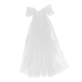 Maxbell Women Bridal Short Tulle Veil Wedding Brides Veils Party Supplies Chapel