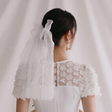Maxbell Women Bridal Short Tulle Veil Wedding Brides Veils Party Supplies Chapel
