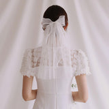 Maxbell Women Bridal Short Tulle Veil Wedding Brides Veils Party Supplies Chapel