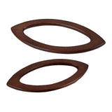 Maxbell 2 Pieces Clutch Bag Handles Handmade Replacement Purse Handle for Bag Making
