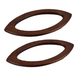Maxbell 2 Pieces Clutch Bag Handles Handmade Replacement Purse Handle for Bag Making