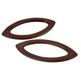 Maxbell 2 Pieces Clutch Bag Handles Handmade Replacement Purse Handle for Bag Making