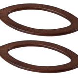 Maxbell 2 Pieces Clutch Bag Handles Handmade Replacement Purse Handle for Bag Making