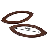 Maxbell 2 Pieces Clutch Bag Handles Handmade Replacement Purse Handle for Bag Making
