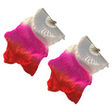 Maxbell 1 Pair Belly Dance Fan Veil Props Dancing Fan for Girls Carnival Wedding