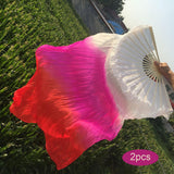 Maxbell 1 Pair Belly Dance Fan Veil Props Dancing Fan for Girls Carnival Wedding