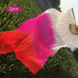Maxbell 1 Pair Belly Dance Fan Veil Props Dancing Fan for Girls Carnival Wedding