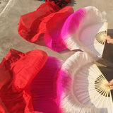 Maxbell 1 Pair Belly Dance Fan Veil Props Dancing Fan for Girls Carnival Wedding