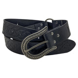 Maxbell Durable PU Leather Ring Belt Costume Accessories Halloween Knight Belt Black Snake Tail