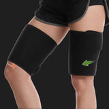 Maxbell Thigh Trainer Neoprene Women Sweat Band Shapers Wrap for Sauna Workout silver