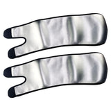 Maxbell Thigh Trainer Neoprene Women Sweat Band Shapers Wrap for Sauna Workout silver