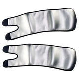 Maxbell Thigh Trainer Neoprene Women Sweat Band Shapers Wrap for Sauna Workout silver