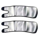 Maxbell Thigh Trainer Neoprene Women Sweat Band Shapers Wrap for Sauna Workout silver