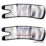 Maxbell Thigh Trainer Neoprene Women Sweat Band Shapers Wrap for Sauna Workout silver