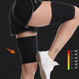 Maxbell Thigh Trainer Neoprene Women Sweat Band Shapers Wrap for Sauna Workout silver