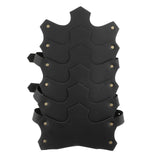 Maxbell Medieval Viking Knight PU Leather Leg Boot Shoe Cover Cosplay Props Black