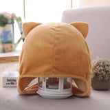 Maxbell Short Plush Corgi Hat Cap Costume Cosplay Funny Novelty Winter Ski Headgear