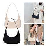 Maxbell Dumpling Bun Lady big Capacity Wallet Shopping Bag Nylon Shoulder Bag White