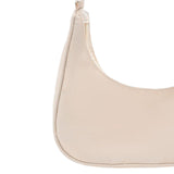 Maxbell Dumpling Bun Lady big Capacity Wallet Shopping Bag Nylon Shoulder Bag White