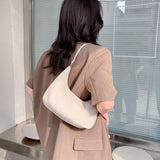 Maxbell Dumpling Bun Lady big Capacity Wallet Shopping Bag Nylon Shoulder Bag White