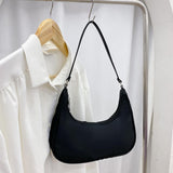 Maxbell Dumpling Bun Lady big Capacity Wallet Shopping Bag Nylon Shoulder Bag Black