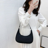 Maxbell Dumpling Bun Lady big Capacity Wallet Shopping Bag Nylon Shoulder Bag Black