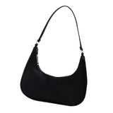 Maxbell Dumpling Bun Lady big Capacity Wallet Shopping Bag Nylon Shoulder Bag Black