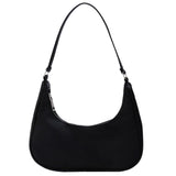 Maxbell Dumpling Bun Lady big Capacity Wallet Shopping Bag Nylon Shoulder Bag Black