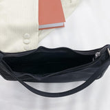 Maxbell Dumpling Bun Lady big Capacity Wallet Shopping Bag Nylon Shoulder Bag Black