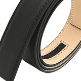 Maxbell Retro Style Mens Belt Strap Automatic Buckle Adjustable for Pants Dress Yellow