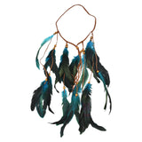 Maxbell Bohemia Feather Headband Headdress Tassel Women for Prom Costume Events