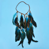 Maxbell Bohemia Feather Headband Headdress Tassel Women for Prom Costume Events