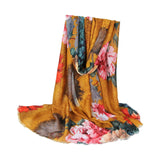 Maxbell Scarfs for Women Neckerchief Scarf Wrap Shawl for Party Evening Dresses Turmeric