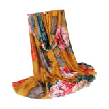 Maxbell Scarfs for Women Neckerchief Scarf Wrap Shawl for Party Evening Dresses Turmeric