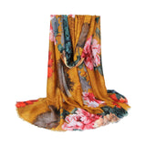 Maxbell Scarfs for Women Neckerchief Scarf Wrap Shawl for Party Evening Dresses Turmeric