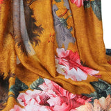 Maxbell Scarfs for Women Neckerchief Scarf Wrap Shawl for Party Evening Dresses Turmeric