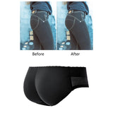 Maxbell Butt Hip Lifting Panties Padded Panties Comfortable Push up Bottom Padding S Size Black