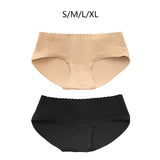 Maxbell Butt Hip Lifting Panties Padded Panties Comfortable Push up Bottom Padding S Size Black