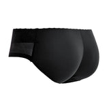 Maxbell Butt Hip Lifting Panties Padded Panties Comfortable Push up Bottom Padding S Size Black