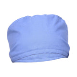 Maxbell Unisex Nurse Scrub Hat Working Headcover Chef Sweatband Nursing Turban Blue